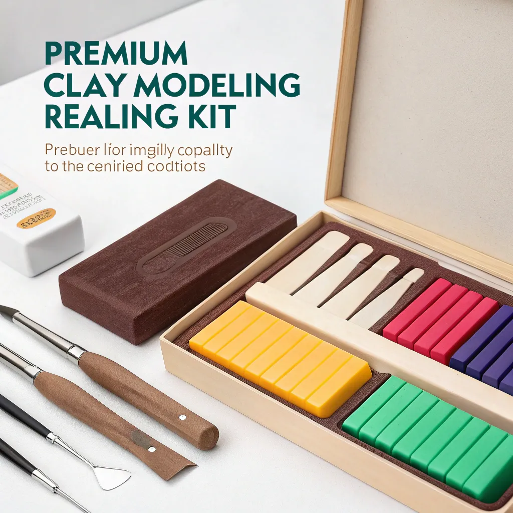Premium clay modeling kit